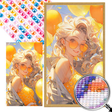 Load image into Gallery viewer, Sunshine Girl 40*70CM(Picture) Full Round Drill Diamond Painting