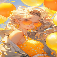 Load image into Gallery viewer, Sunshine Girl 40*70CM(Picture) Full Round Drill Diamond Painting