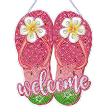 Load image into Gallery viewer, Summer Vibe 2D Flat DIY Special Shape Diamond Art Pendant Wall Door Decoration