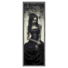 Load image into Gallery viewer, Yishu - Dark Goddess - 30*90CM 11CT 3 Stamped Cross Stitch