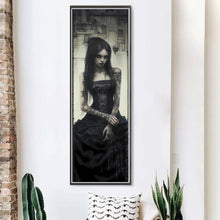 Load image into Gallery viewer, Yishu - Dark Goddess - 30*90CM 11CT 3 Stamped Cross Stitch