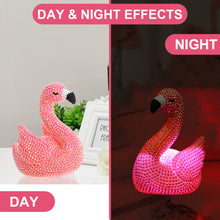 Load image into Gallery viewer, Flamingo Diamond Painting Night Light Diamond Painting Bedside Lamp for Kid Gift