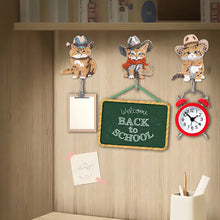 Load image into Gallery viewer, 6Pcs Diamond Painting Hooks Cartoon Cat Diamond Art Craft Wall Hook for Beginner