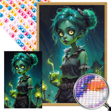 Load image into Gallery viewer, Zombie Girl 40*60CM(Picture) Full Round Drill Diamond Painting