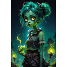 Load image into Gallery viewer, Zombie Girl 40*60CM(Picture) Full Round Drill Diamond Painting