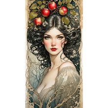 Load image into Gallery viewer, Retro Fantasy Girl 40*75CM(Canvas) Full Round Drill Diamond Painting