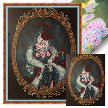 Load image into Gallery viewer, Yishu - Disney Villains - 40*56CM 11CT 3 Stamped Cross Stitch