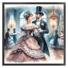 Load image into Gallery viewer, Yishu - Aristocratic Couple - 50*50CM 11CT 3 Stamped Cross Stitch