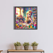 Load image into Gallery viewer, Creative Girl 40*40CM(Canvas) Full Round Drill Diamond Painting