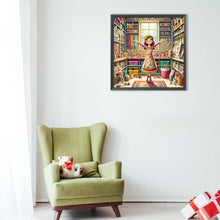 Load image into Gallery viewer, Happy Girl 40*40CM(Canvas) Full Round Drill Diamond Painting