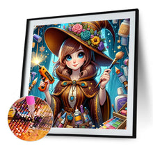 Load image into Gallery viewer, Art Girl 40*40CM(Canvas) Full Round Drill Diamond Painting