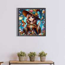 Load image into Gallery viewer, Art Girl 40*40CM(Canvas) Full Round Drill Diamond Painting