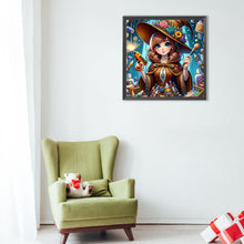 Load image into Gallery viewer, Art Girl 40*40CM(Canvas) Full Round Drill Diamond Painting