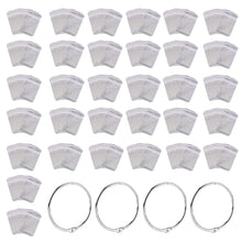 Load image into Gallery viewer, 200Pcs DIY Diamond Painting Bead Sealing Bag Diamond Art Storage Bag (Silver)