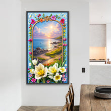 Load image into Gallery viewer, Beach 40*70CM(Canvas) Full Round Drill Diamond Painting
