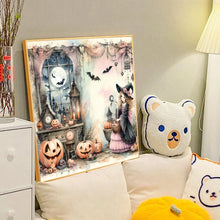 Load image into Gallery viewer, Pumpkin Girl 40*40CM(Canvas) Full Round Drill Diamond Painting