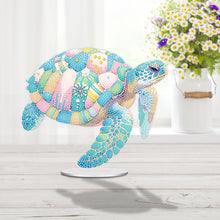 Load image into Gallery viewer, Acrylic Sea Turtle Desktop Diamond Painting Art Kits for Home Office Decor