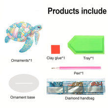 Load image into Gallery viewer, Acrylic Sea Turtle Desktop Diamond Painting Art Kits for Home Office Decor