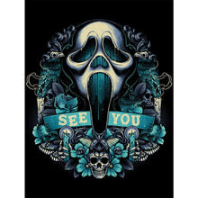Load image into Gallery viewer, Yishu - Screaming Skeleton - 40*56CM 11CT 3 Stamped Cross Stitch