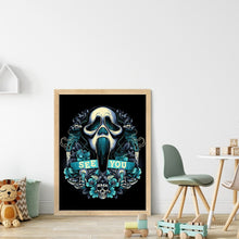 Load image into Gallery viewer, Yishu - Screaming Skeleton - 40*56CM 11CT 3 Stamped Cross Stitch