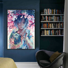 Load image into Gallery viewer, Yishu - Sakura Boy - 40*60CM 11CT 3 Stamped Cross Stitch