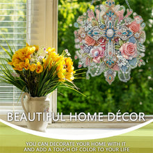 Load image into Gallery viewer, Gorgeous Cross 2D Flat DIY Diamond Painting Set Diamond Art Pendant Wall Decor