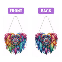 Load image into Gallery viewer, Dream Catcher 2D Flat DIY Diamond Painting Set Diamond Art Pendant Wall Decor