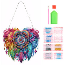 Load image into Gallery viewer, Dream Catcher 2D Flat DIY Diamond Painting Set Diamond Art Pendant Wall Decor