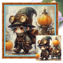 Load image into Gallery viewer, Huancan - Punk Boy - 50*50CM 11CT 3 Stamped Cross Stitch