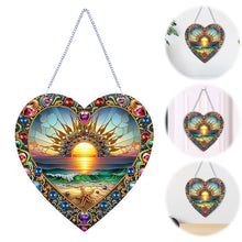 Load image into Gallery viewer, Sunrise 2D Flat DIY Diamond Art Suncatcher Diamond Art Pendant for Home Decor