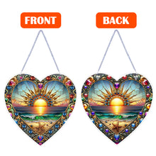 Load image into Gallery viewer, Sunrise 2D Flat DIY Diamond Art Suncatcher Diamond Art Pendant for Home Decor