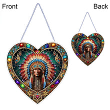 Load image into Gallery viewer, Indian 2D Flat DIY Diamond Art Suncatcher Diamond Art Pendant for Home Decor