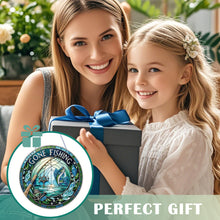 Load image into Gallery viewer, Hooked Fish 2D Flat DIY Diamond Art Sun Catcher Hanging Diamond Art Pendant