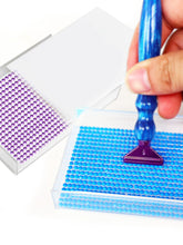 Load image into Gallery viewer, 4Pcs Diamond Painting Tray with Lid 5D DIY Drills Plate with Sppon & Brush