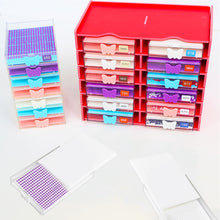 Load image into Gallery viewer, 4Pcs Diamond Painting Tray with Lid 5D DIY Drills Plate with Sppon & Brush