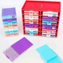 Load image into Gallery viewer, 4Pcs Diamond Painting Tray with Lid 5D DIY Drills Plate with Sppon & Brush