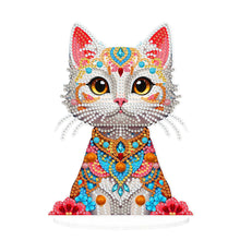 Load image into Gallery viewer, Acrylic 2D Flat Print DIY Cat Diamond Painting Art Tabletop Decorations