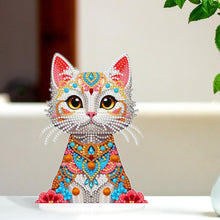 Load image into Gallery viewer, Acrylic 2D Flat Print DIY Cat Diamond Painting Art Tabletop Decorations