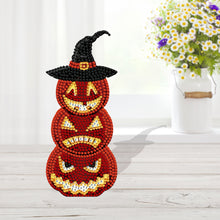 Load image into Gallery viewer, Acrylic 2D Flat DIY Pumpkin Shake Head Desktop Diamond Art Kits Table Decor