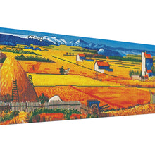 Load image into Gallery viewer, Mona Lisa Silk Brand - Van Gogh'S Harvest - 100*52CM 9CT 4 Stamped Cross Stitch