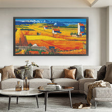 Load image into Gallery viewer, Mona Lisa Silk Brand - Van Gogh'S Harvest - 100*52CM 9CT 4 Stamped Cross Stitch