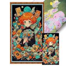 Load image into Gallery viewer, Huancan - Poker Beauty - 40*70CM 11CT 3 Stamped Cross Stitch