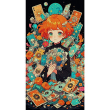 Load image into Gallery viewer, Huancan - Poker Beauty - 40*70CM 11CT 3 Stamped Cross Stitch