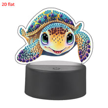 Load image into Gallery viewer, DIY Turtle Diamond Art Painting Lamp Double Sided Diamond Painting Night Light