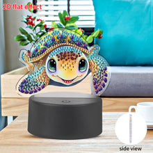 Load image into Gallery viewer, DIY Turtle Diamond Art Painting Lamp Double Sided Diamond Painting Night Light