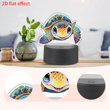 Load image into Gallery viewer, DIY Turtle Diamond Art Painting Lamp Double Sided Diamond Painting Night Light