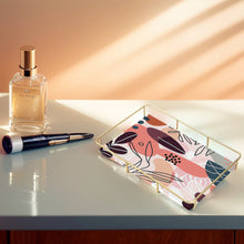 Load image into Gallery viewer, Acrylic Special Shaped Leaf Pattern 5D Diamond Painting Tray Art Craft Decor