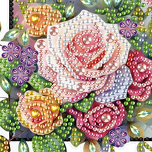 Load image into Gallery viewer, 2Pcs 2D/Flat DIY Flower Diamond Art Pendant DIY Home Decor Hanging Charm