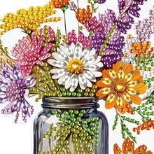 Load image into Gallery viewer, 2Pcs 2D/Flat DIY Bouquet Diamond Art Pendant DIY Home Decor Hanging Charm