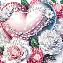 Load image into Gallery viewer, 2Pcs 2D/Flat DIY Love Rose Diamond Art Pendant DIY Home Decor Hanging Charm